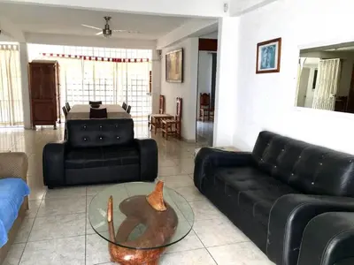 Zona de estar de Casa Bocoyna