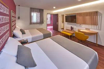 Zona de estar de City Centro by Marriott Oaxaca