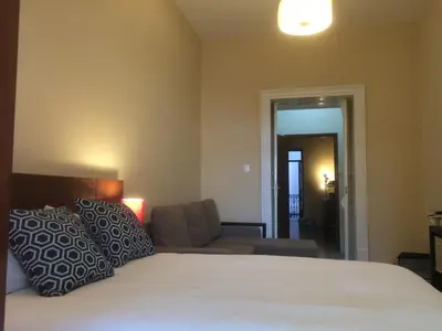 Cama o camas de una habitación en Zocalo SUPER VISTA