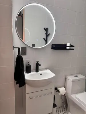 Un baño de Apartamento Blue Acapulco Diamante
