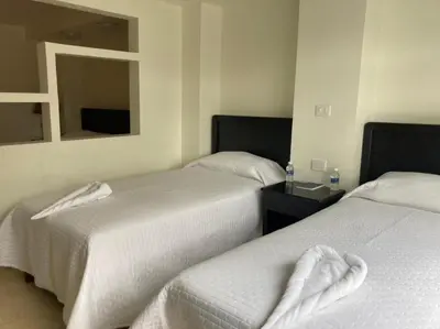Cama o camas de una habitación en Hotel Imperial