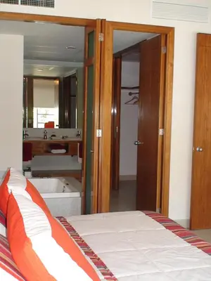 Cama o camas de una habitación en Departamento de Lujo