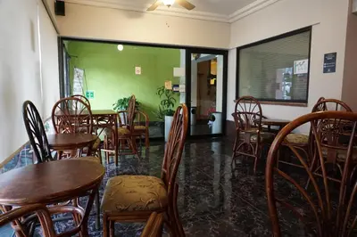 Zona de estar de Hotel Plaza Crystal