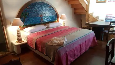 Cama o camas de una habitación en Casa Ofelia