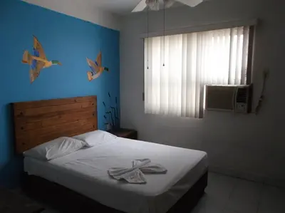 Cama o camas de una habitación en Inmobiliaria Percales