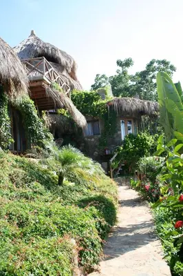 Jardín al aire libre en Hotel Sal de Mar