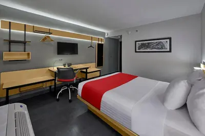 Cama o camas de una habitación en City Express by Marriott Veracruz