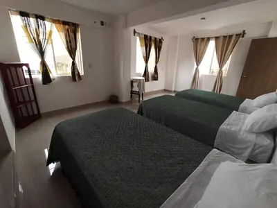 Cama o camas de una habitación en Oaxaquita la Bella