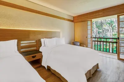 Cama o camas de una habitación en Grand Fiesta Americana Sumiya Cuernavaca
