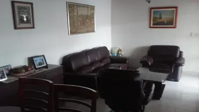 Zona de estar de Casa privada para descanso, se renta para 8 personas completa Y tambien por habitacion con baño privado para 2 o 4 personas compartiendo areas comunes
