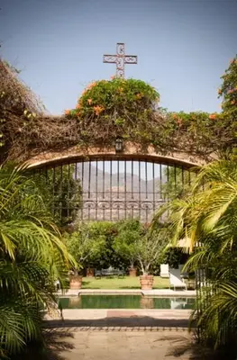 Jardín al aire libre en Casa Pixan