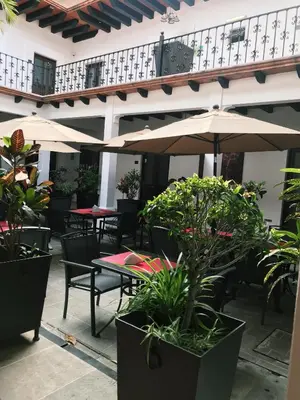 Zona de estar de Hotel Casa las Mercedes