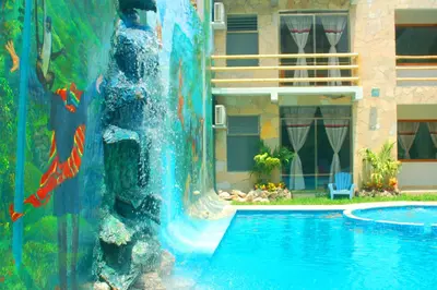 Piscina en o cerca de Axkan Arte Hotel Tuxtla