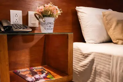 Cama o camas de una habitación en Hotel del Carmen, en el Centro- DESAYUNO Incluido !