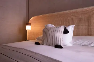 Cama o camas de una habitación en Casa Antonieta