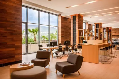 Zona de estar de Fiesta Inn Tuxtla Fashion Mall