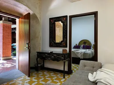 Cama o camas de una habitación en Hotel Siglo 17