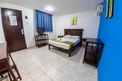 Cama o camas de una habitación en Hotel Ziami