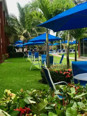 Jardín al aire libre en Hotel Jaragua