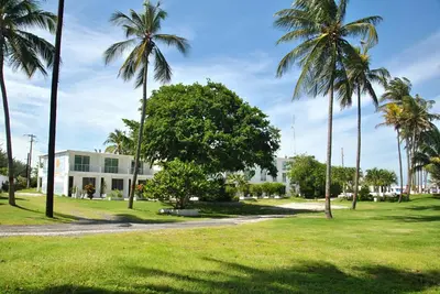 Jardín al aire libre en Hotel Boca de Ovejas