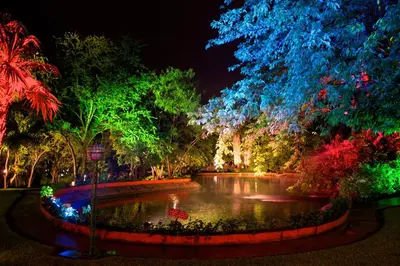 Jardín al aire libre en Hotel Hacienda Vista Hermosa
