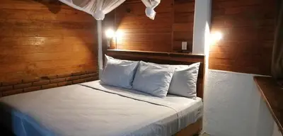 Cama o camas de una habitación en Casa Gaviota