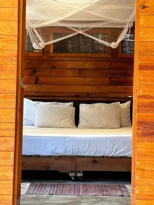 Cama o camas de una habitación en Casa Gaviota