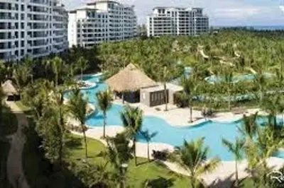 Piscina en o cerca de Departameto en Residencial La Isla Acapulco Torre G