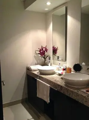 Un baño de Departameto en Residencial La Isla Acapulco Torre G