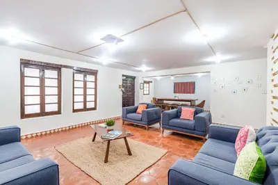 Zona de estar de Finca Coyoacán