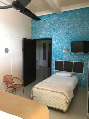 Cama o camas de una habitación en Hotel Central ParQ