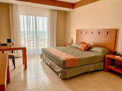 Cama o camas de una habitación en Balaju Hotel & Suites