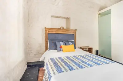 Cama o camas de una habitación en Hotel Milagro, Puebla Centro