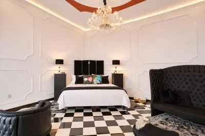 Cama o camas de una habitación en El Sueño Hotel & Spa