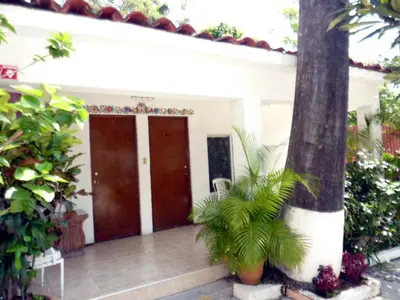 Jardín al aire libre en Hotel Bajo el Volcan