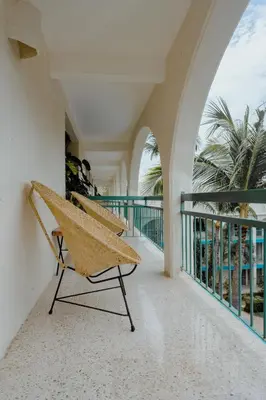 Un balcón o terraza de Hotel Suites Villasol