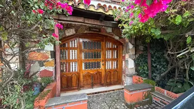 Jardín al aire libre en Hotel Colonial Taxco