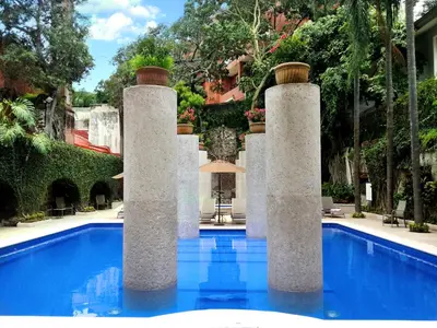Piscina en o cerca de Hotel & Spa Hacienda de Cortés