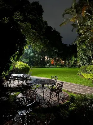 Jardín al aire libre en Hotel & Spa Hacienda de Cortés