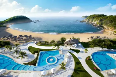 Paisaje cerca de este resort