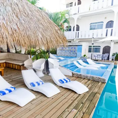 Piscina en o cerca de Bungalows Zicatela