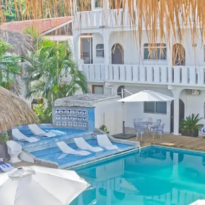 Piscina en o cerca de Bungalows Zicatela