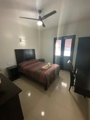 Cama o camas de una habitación en Hotel Jiménez