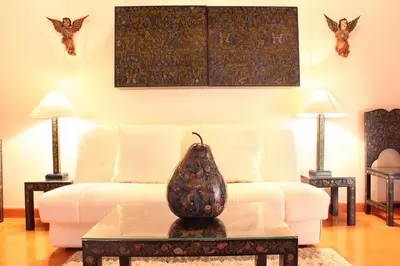 Zona de estar de Hotel Boutique La Casa Azul