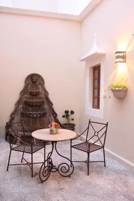 Zona de estar de Hotel Boutique La Casa Azul