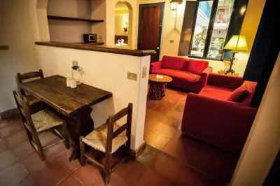 Zona de estar de Posada del Cafeto