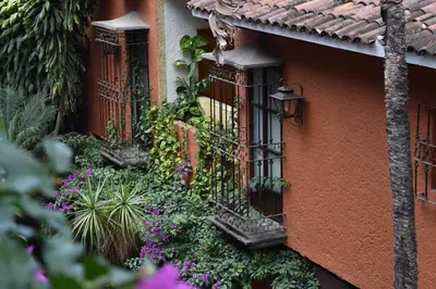 Jardín al aire libre en Hosteria Las Quintas Hotel Restaurante Bar