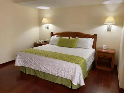 Cama o camas de una habitación en Hotel Villa Florida Puebla
