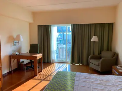 Zona de estar de Hotel Villa Florida Puebla