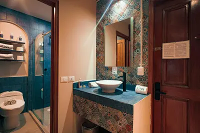 Un baño de Casa de los Frailes